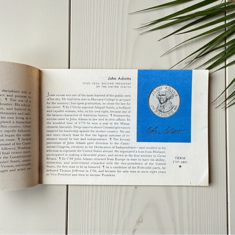 Vintage 1968 Presidential Profiles – Mini Booklet by The Franklin Mint - Picture 7 of 10